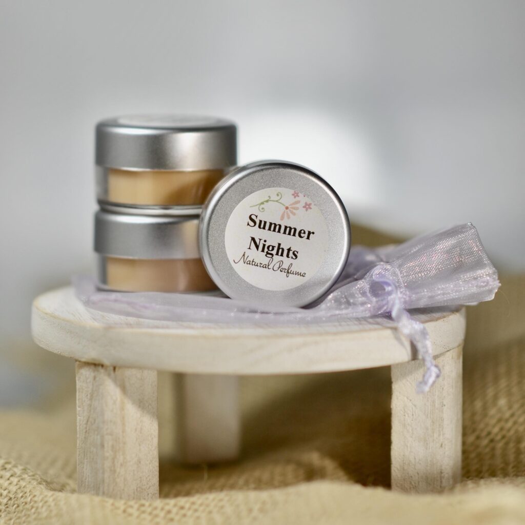 Natural Solid Perfume with package