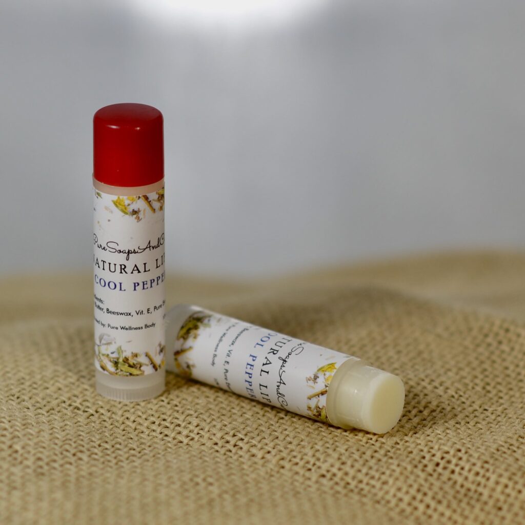 Natural lip balms by Pure Wellness Body