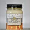 Wood Wick orange lotion mason jar candle